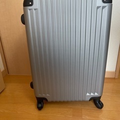 キャリーケース　60cm ✖︎40cm シルバー　