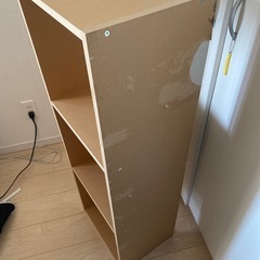 【無料】3段カラーボックスの画像