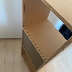 【無料】3段カラーボックスの画像