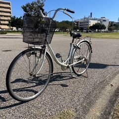 現状渡し BRIDGESTONE エコホーム 26インチ シングル(網カゴへ変更)の画像