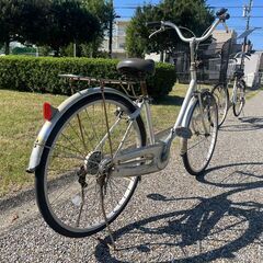 現状渡し BRIDGESTONE エコホーム 26インチ シングル(網カゴへ変更)の画像