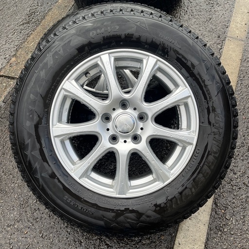 【取引終了致しました】スタッドレスタイヤ付16インチホイール（4本）　215 70 R16 ブリヂストンDMV-2