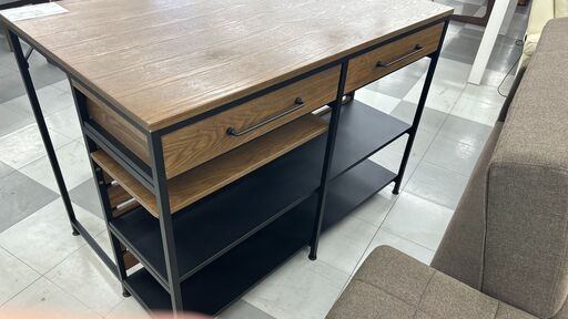 ★ジモティ割あり★  ダイニングテーブルセット ブラウン H85×D75×W120 クリーニング済み TC2014