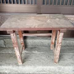 木製机　幅約75.5cm　奥行約44.5cm　高さ約63.5cm...