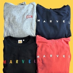 marvel マーベル スウェット パーカー4着セット まとめ売...