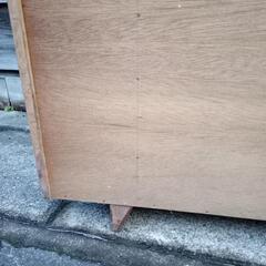 昭和な下駄箱　引戸なし　幅約７３cm　奥行約３４.５cm　高さ約８９cmの画像