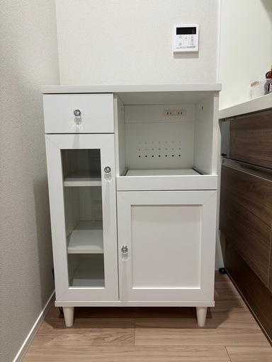 北欧風/レンジ台・食器棚