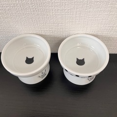 猫壱　フードボウル　おやつ皿　セットの画像