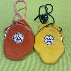 忠犬もちしば　がま口ポーチ
の画像