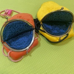 忠犬もちしば　がま口ポーチ
の画像