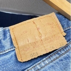 デニム　LEVI'S 501 ダメージの画像