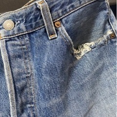 デニム　LEVI'S 501 ダメージの画像