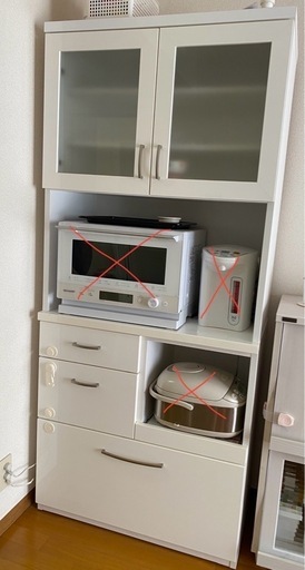 \nニトリ　食器棚　キッチンボード