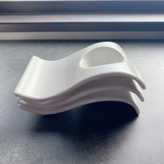 Villeroy & Boch NewWave eggeglass  3個set デザイナー デザイナーズ 北欧 北欧、暮らしの道具  ドイツ 食器 ヨーロッパ    ３枚
    の画像