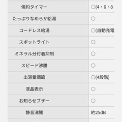 【美品】【お渡し済】
Panasonic沸騰浄水ジャーポット  の画像
