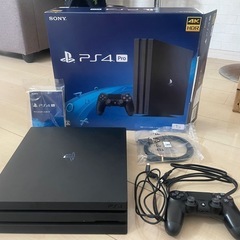 ps4Pro 容量1TBの 本体・ソフト5つ付けます(ps4 p...