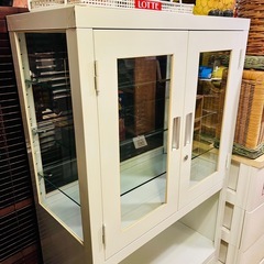 【武蔵小山店】  医療棚 ケビント ドクターキャビネット マルセン MARUSEN キャビネット 事務棚 事務キャビネット スチールキャビネット ドキュメントケース ビンテージキャビネット 古家具 アンティーク家具 ガラスケース ホワイトキャビネット オフホワイト 棚付き収納 スチール棚 ビンテージ 棚 ガラス扉収納 白家具 什器 レトロ家具 メディカルキャビネット 古道具 ヴィンテージ収納の画像