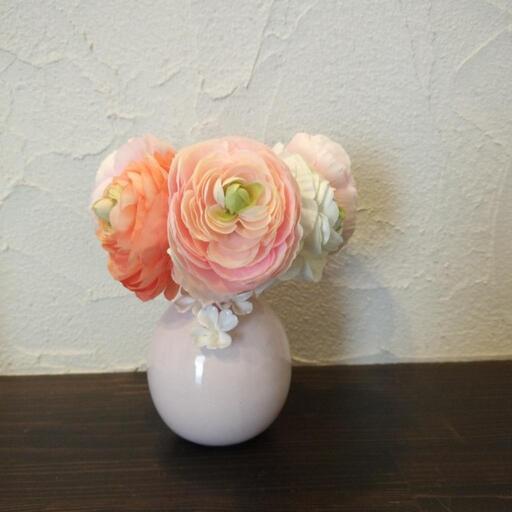 新品4900円リトルフラワーベースとお花のセット