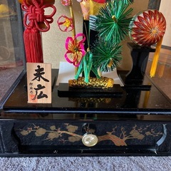 美品　飾り羽子板　ケース、オルゴール付きの画像