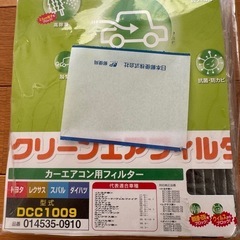 プリウスα　エアコンフィルターと撥水加工ワイパー