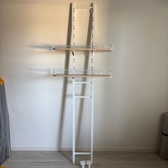 洗濯機　突っ張り棒