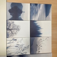 IKEA GRÖNBY グローンビー　アートパネル　9枚セットの画像