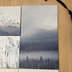 IKEA GRÖNBY グローンビー　アートパネル　9枚セットの画像