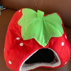 いちごのペットハウス（小）中マット無し
の画像