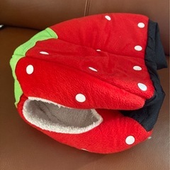 いちごのペットハウス（小）中マット無し
の画像