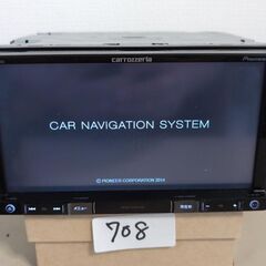 708 完 カロッツェリア 2014年　 楽ナビ AVIC-RZ03 DVD