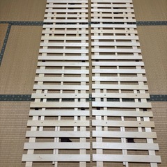 ニトリ　シングルスノコ　ランパーレ4 ナチュラル
