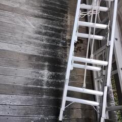 【商談中】アルミ製３連ハシゴ（ハセガワ製）の画像
