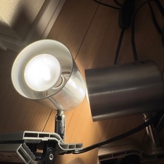 間接照明　クリップライト　電球付き　2個セットの画像