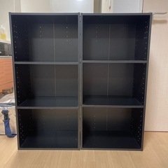 カラーボックス2個