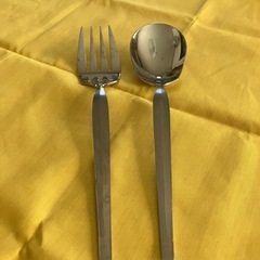 取引中　取り分け用スプーン&フォーク 