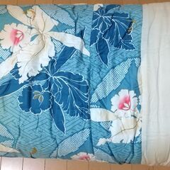 未使用　訳あり掛け布団　色焼けあり　サイズ１５０×１９５cmの画像