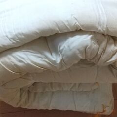 未使用　訳あり掛け布団　色焼けあり　サイズ１５０×１９５cmの画像