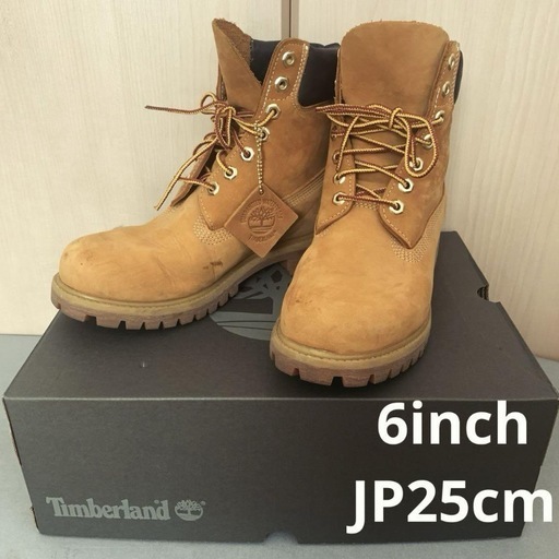 ティンバーランド 6 INCH BOOTS プレミアムウォータープルーフ 箱有り