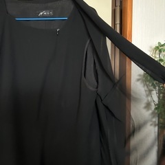 定価15000(税抜)喪服 袖羽織りレース ワンピースの画像