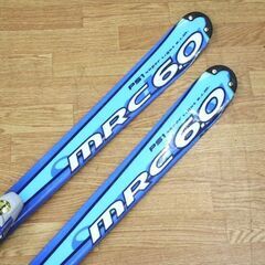 139cm 子供用 スキー2点セット swallow MRC 6.0 PS1 ビンディング SALOMON 305 ブルー系 スキー板 札幌市 清田区 平岡の画像