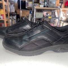 MIZUNO　ミズノ　フリーウォーク　FREEWALK io　K5KO-99509　24.5㎝　スニーカー　靴　ウォーキング　ブラック　黒　中古品　③の画像