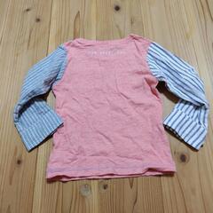 RAG MART100cm面白いデザインの切り替えし長袖シャツの画像