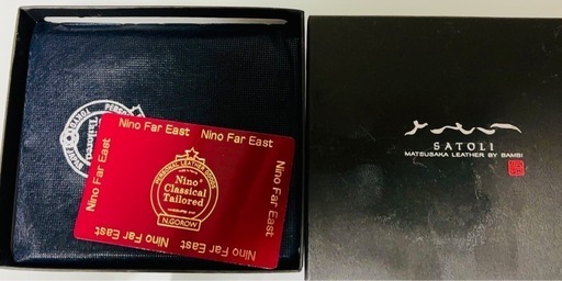 SATOLI クロコダイルレザー 二つ折り財布