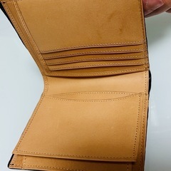 SATOLI クロコダイルレザー 二つ折り財布の画像