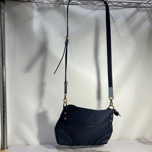 ☆値下げ☆I2411-082 LEATIER JEWELS ショルダーバッグ ブルー 中古