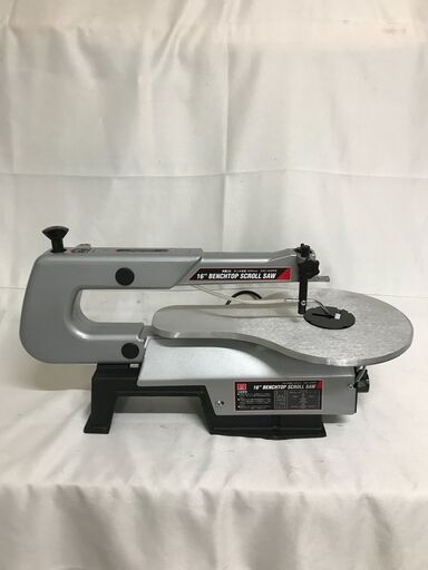 【北見市発】SK11 卓上糸ノコ盤 SSC-400PE 2018年製 400㎜ シルバー (D6116axwY)