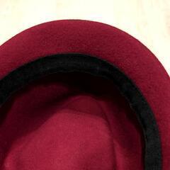 帽子 ハット オシャレ レディース フェルトウールハット キャスケット　帽子の画像