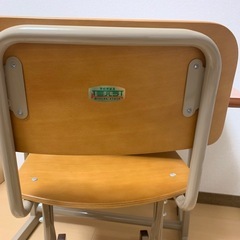 【国産】学校机+椅子セット！　の画像