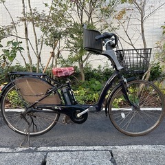 ブリヂストン ボーテアシスタ 電動アシスト自転車 BEAUTE Assista BA6L81 26インチ 内装3段変速(バッテリー・充電器付)の画像