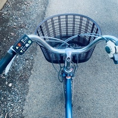 3 ヤマハ新機種電動アシスト自転車pas 20インチ　ブルーアルミボディーの画像